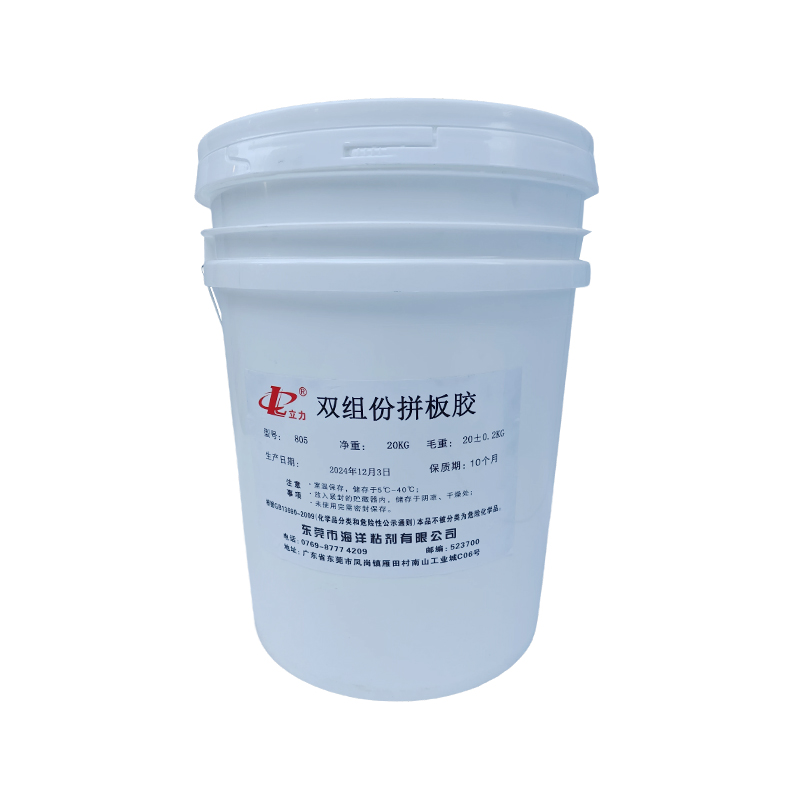 How much does the mixing ratio error of two-component panel glue affect the bonding strength?